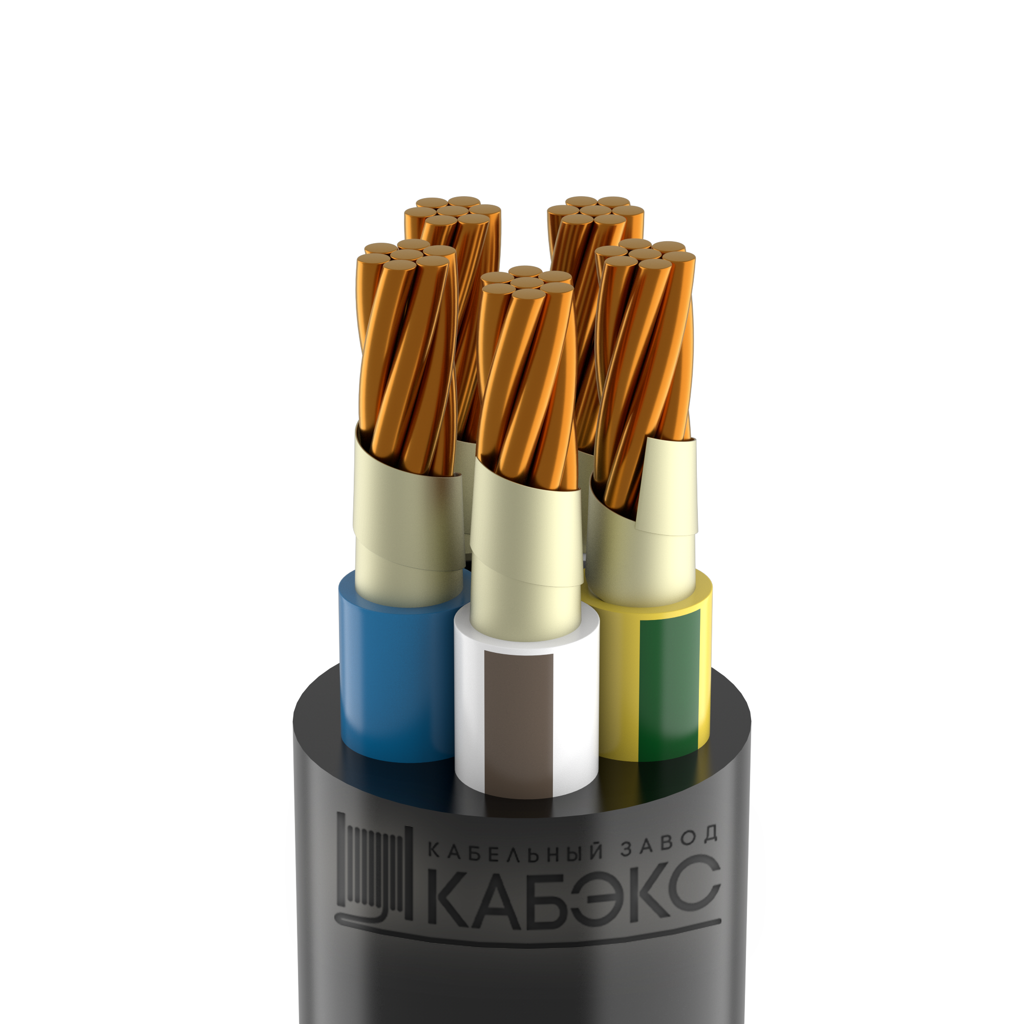 Изображение товара Кабель силовой с ПВХ изоляцией ВВГнг(А) -LS 5х50 мс(N,PE) -0,66 Кабэкс