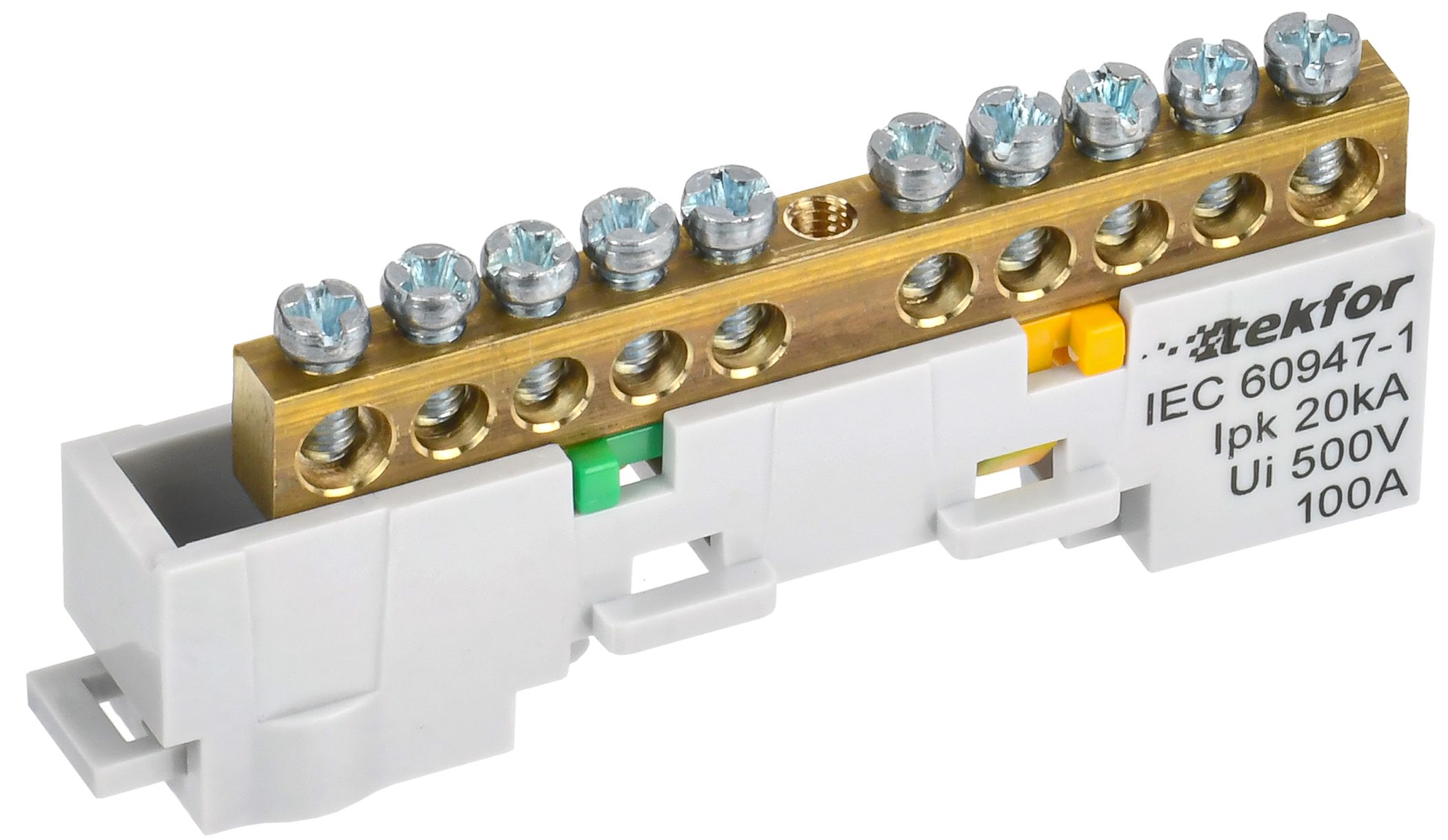 Изображение товара IEK TEKFOR Шина PE Земля 6x9-10-Ж, неизолированная