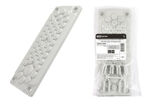 Изображение товара TDM Кабельный ввод мембранный КВМ-50, ТЭП, RAL7035, IP66, 50 вводов