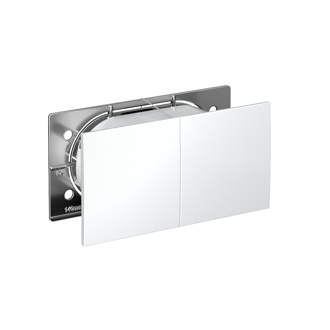 Изображение товара AtlasDesign Белая двойная розетка с шторками, 16 A, 250 V