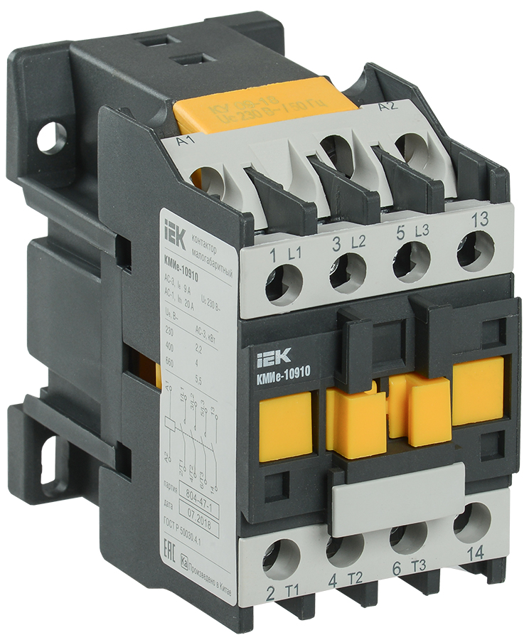 Изображение товара IEK КМИе-10911: малогабаритный контактор, 9-95 А, 660 В