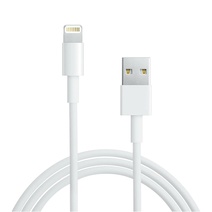 Изображение товара USB кабель для iPhone 5/6/7 моделей шнур 1М белый Rexant.