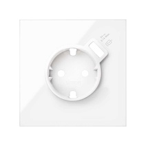 Изображение товара Simon 100 Белый глянец Кит 1 пост, фронт. Накладка на 1 розетку Schuko с з/у USB SC