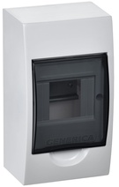 Изображение товара IEK GENERICA Корпус пластиковый ЩРН-П-4 черн. прозр. дверь IP41