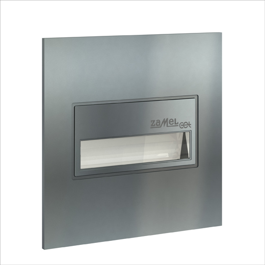 Изображение товара Zamel Светильник SONA Графит/Тепл.бел. в монт.коробку, с квадратной рамкой 14V DC