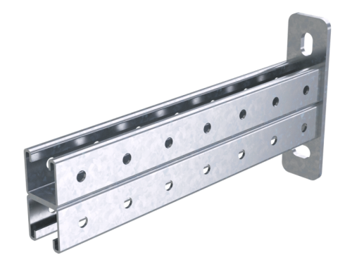 Изображение товара DKC Консоль двойная, 41х41мм, L300мм, горячеоцинкованная