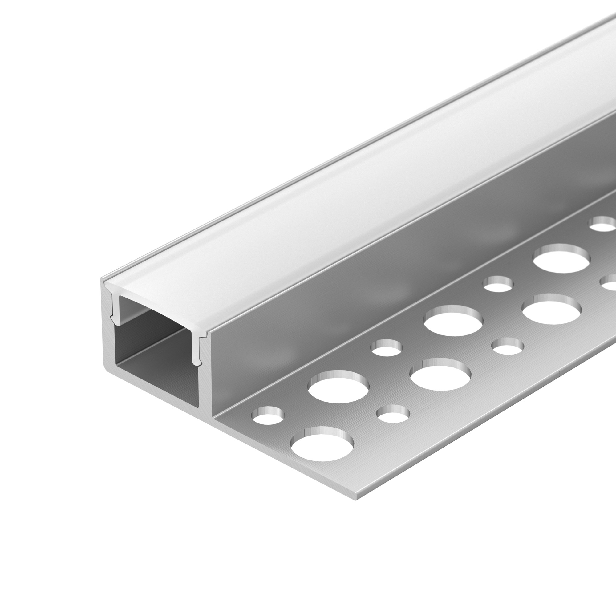 Изображение товара Архитектурный алюминиевый профиль ARH-DECORE-S12-LINE-EDGE-2000 ANOD 2000 мм серебристый