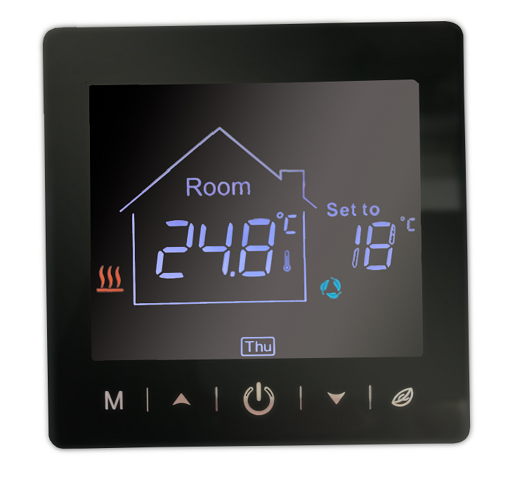 Изображение товара GRANDEKS Терморегулятор 05H WI-FI программируемый черный 16А