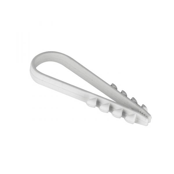Изображение товара EKF PROxima Дюбель-хомут для круглого кабеля (11-18мм) белый (100шт.).