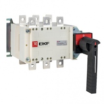 Изображение товара EKF PROxima PowerSwitch Рубильник-переключатель 250A 3P c рукояткой управления для прямой установки.