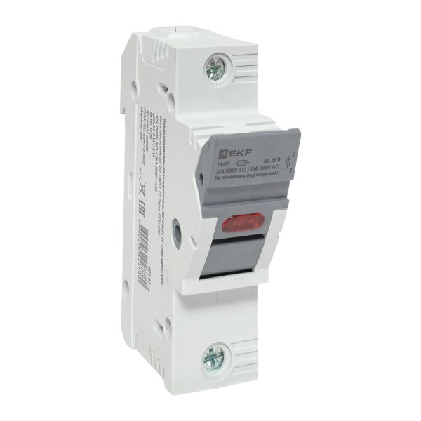 Изображение товара EKF Предохранитель-разъединитель DF 14х51 1Р (тип ПВЦ) .