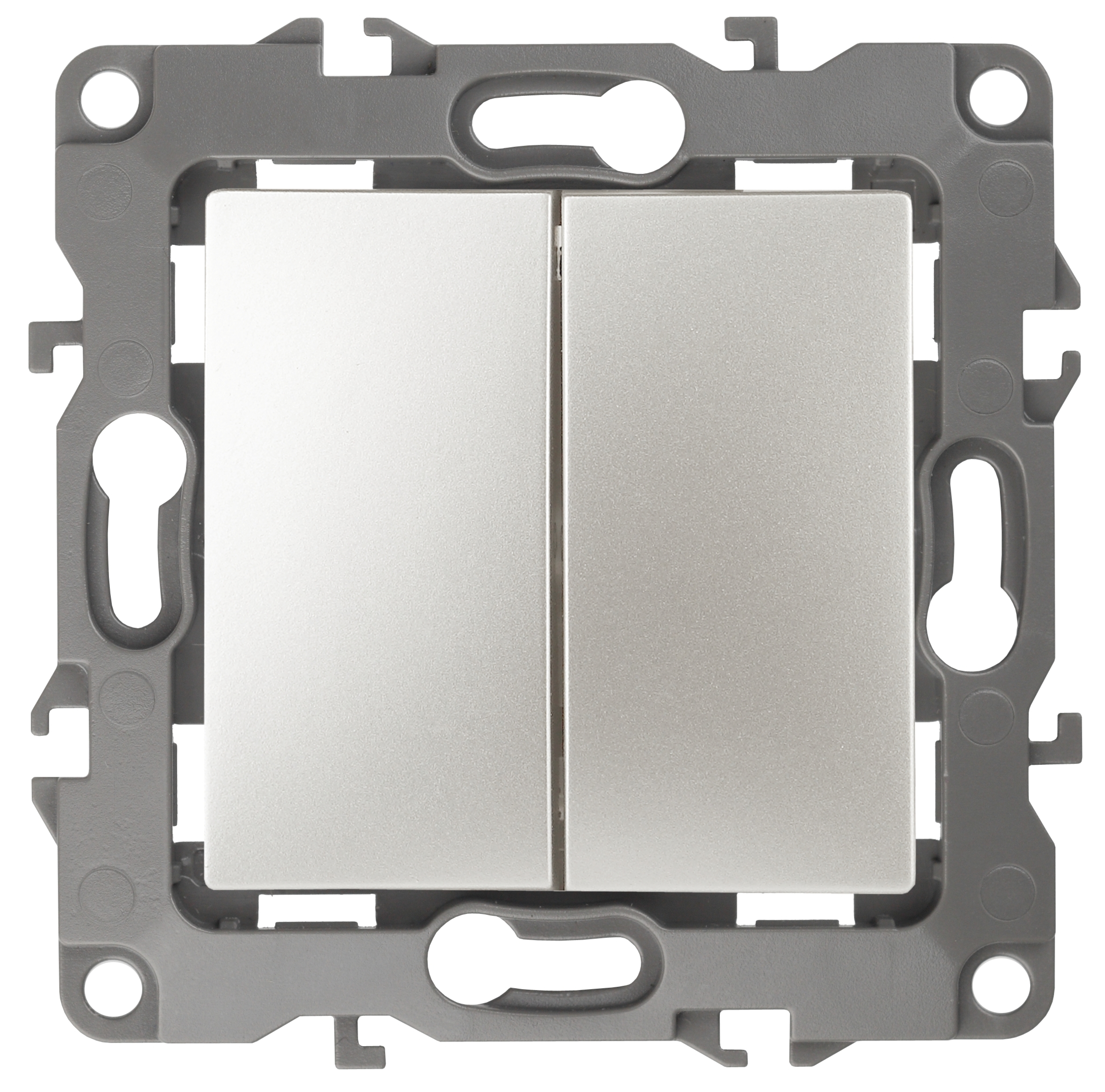 Изображение товара ЭРА 12-1106-15 двойной проходной выключатель 10 А 250 В перламутр