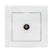 Изображение товара EKF PROxima Валенсия розетка телевизионная 1-местная 75Ом 5-862МГц белая.