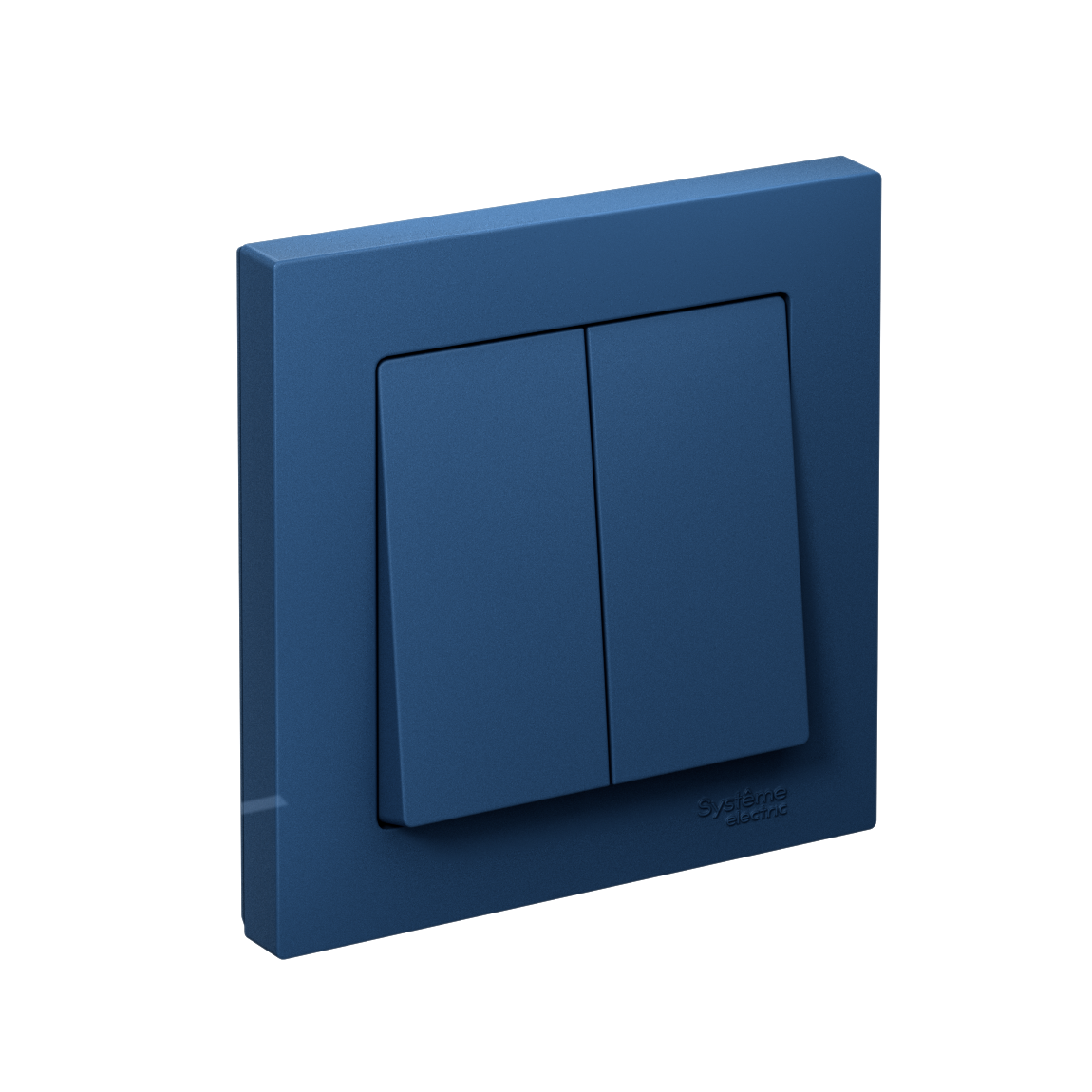 Изображение товара AtlasDesign Аквамарин — двухклавишный выключатель, 250 В, 10 А