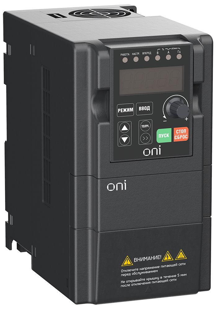 Изображение товара Преобразователь частоты IEK ONI A150 1,5КВт 3Ф с тормозом и расширением клемм Изображение товара Преобразователь частоты IEK ONI A150 1,5КВт 3Ф с тормозом и расширением клемм