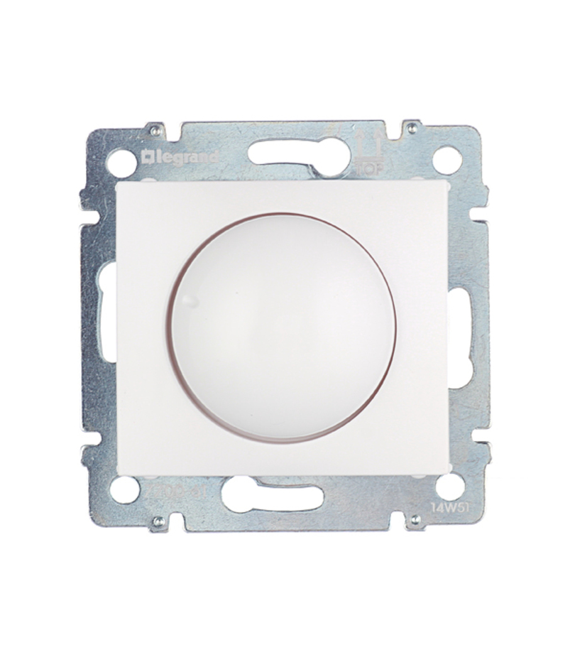 Изображение товара Светорегулятор Legrand Valena 40-400W поворотно-нажимной белый