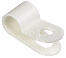 Изображение товара IEK Скоба крепежная 5мм нейлоновая белая (50шт)