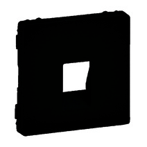 Изображение товара Legrand Valena LIFE Black — лицевая панель аудиорозетки, антрацит
