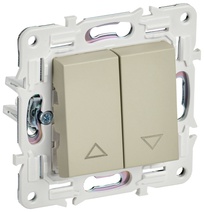 Изображение товара IEK SKANDY Бежевый Выключатель жалюзи 10А SK-V12B