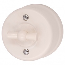 Изображение товара BIRONI Лизетта Пластик Песочное золото Выключатель 2-кл