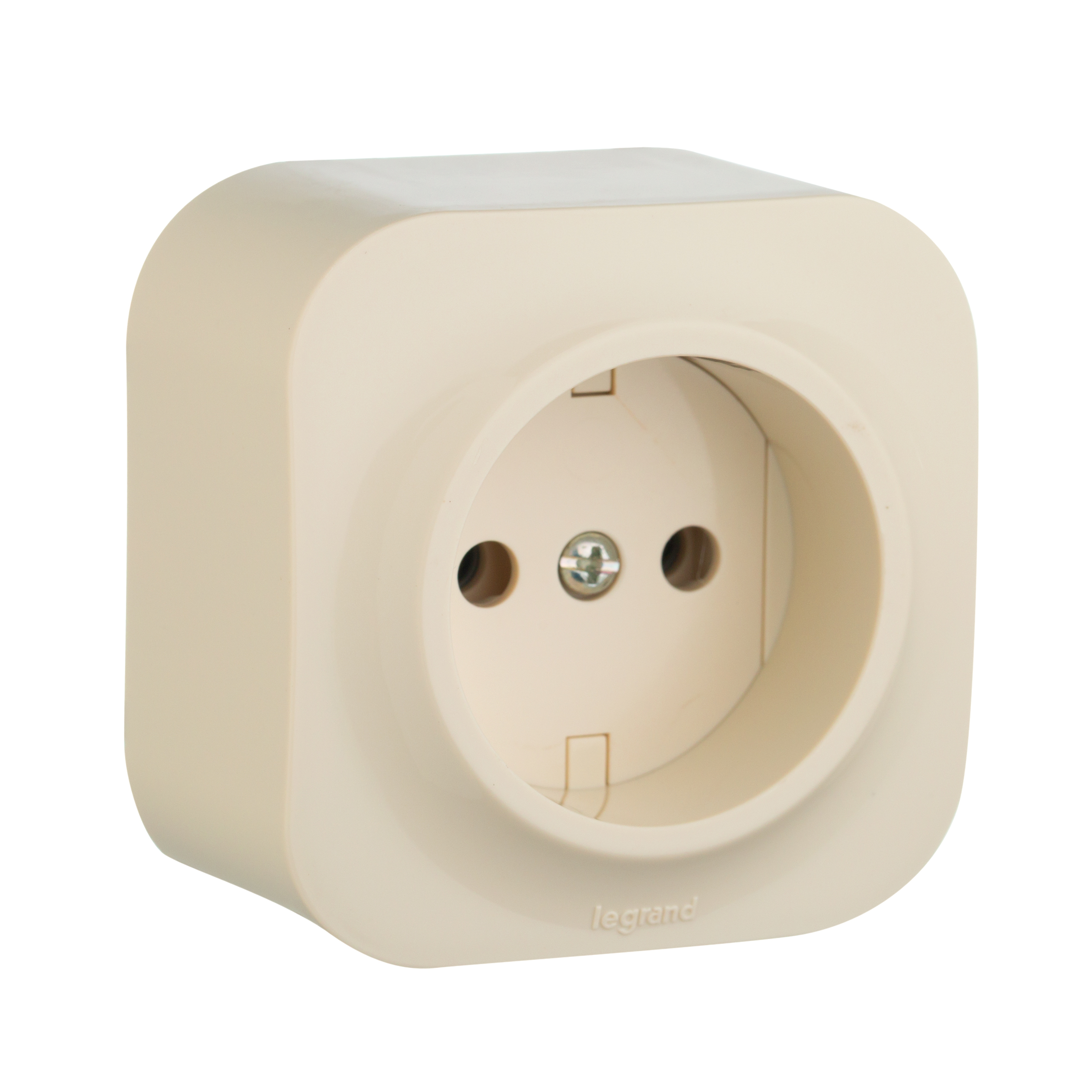 Изображение товара Legrand Quteo Бежевый Розетка б/з.