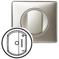 Изображение товара Legrand Celiane Титан Накладка светорегулятора с ДУ с индикацией.