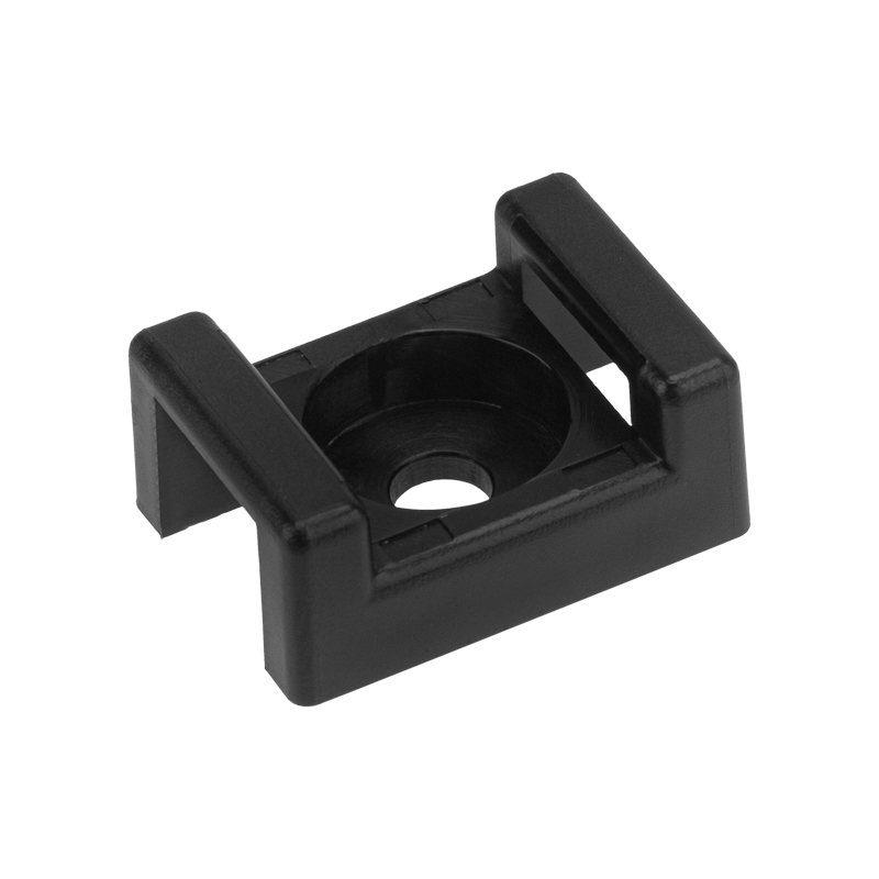 Изображение товара REXANT Площадка для крепления стяжки 22 х 16 мм 100 шт ЧЕРНАЯ.