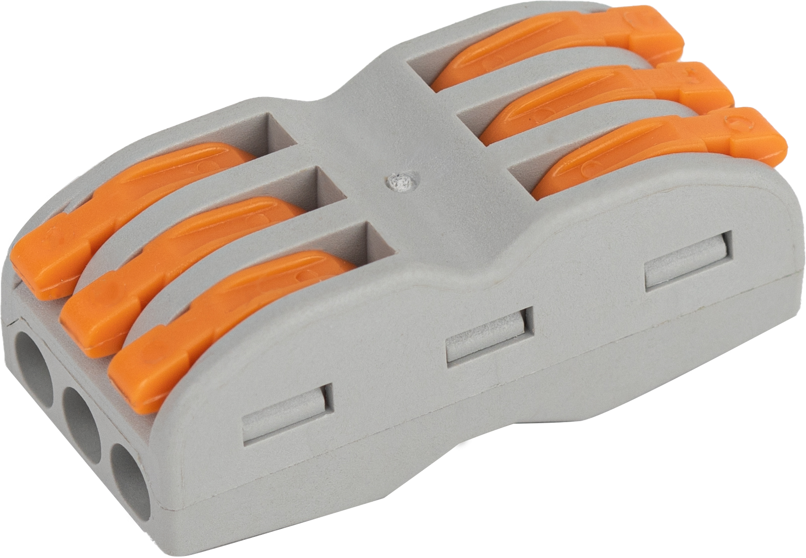 Изображение товара ЭРА Клемма серия 423 проходная 3 плюса с рычагом 0.08-4мм2 упаковка 50 шт