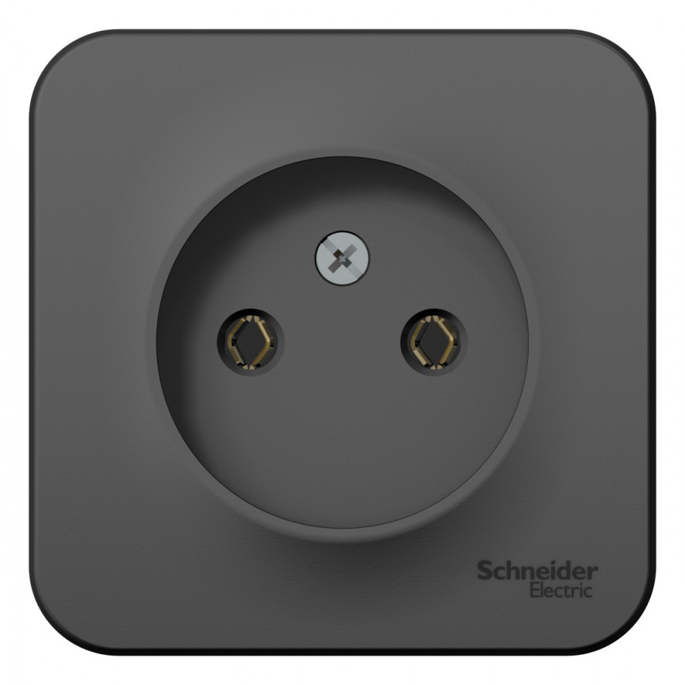 Изображение товара Systeme Electric Blanca наруж Антрацит Розетка б/з без шторок 16А, 250В, изолир. пластина