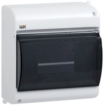 Изображение товара IEK KREPTA 3 Корпус пластиковый КМПн 2/6 IP30 белый откр.монтаж