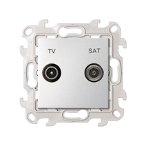 Изображение товара Simon 24 Алюминий Розетка TV-SAT одиночная