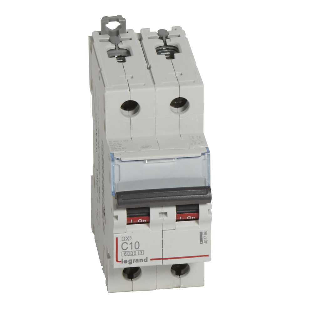 Изображение товара Legrand DX3 Автоматический выключатель 2P 10A (С) 6000/10kA.