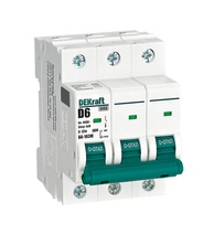 Изображение товара Dekraft Автоматический выключатель 3P 6А х-ка D 6кА ВА-103M