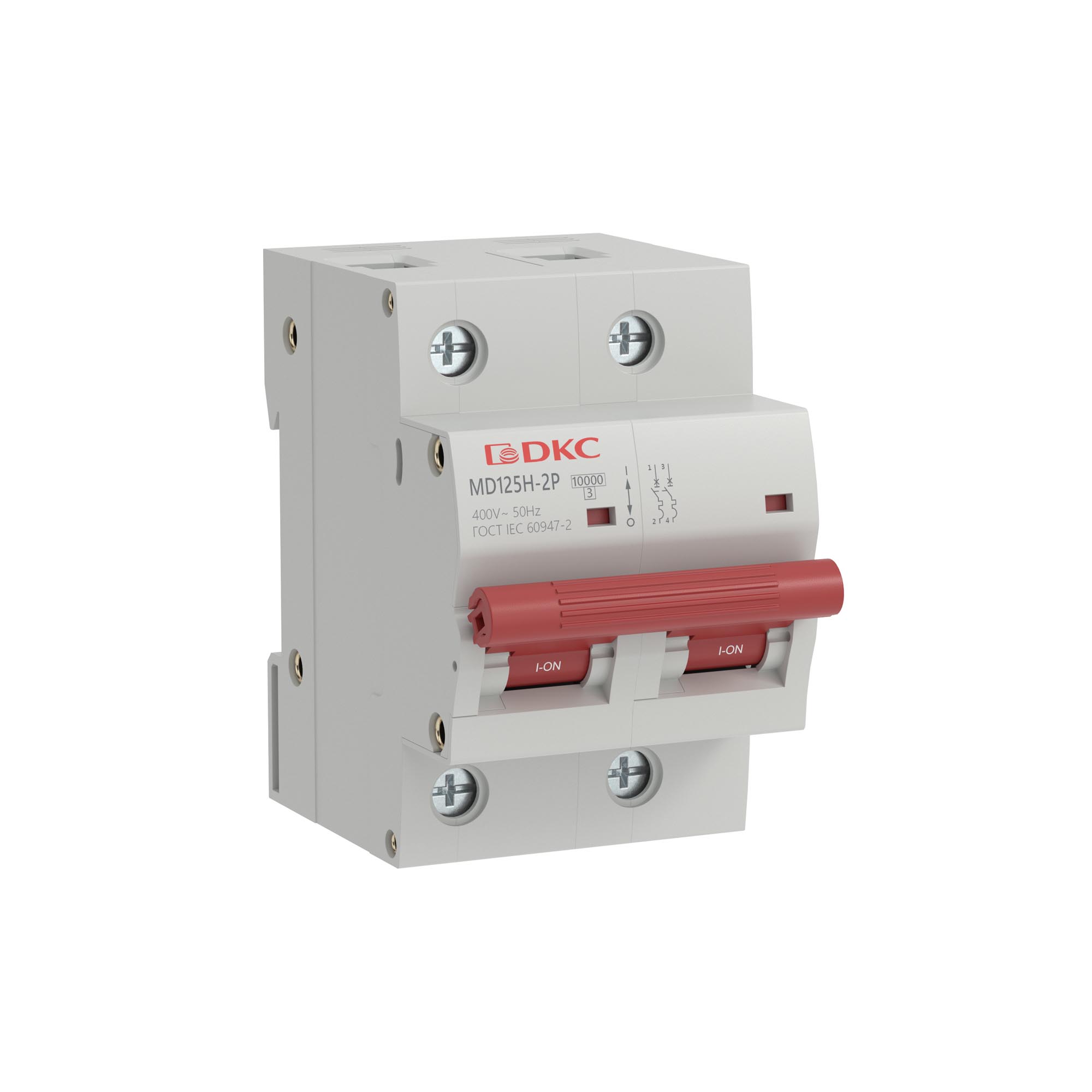 Изображение товара YON max MD125H-2PC80: 2P, 80A, 10kA, 400V, D