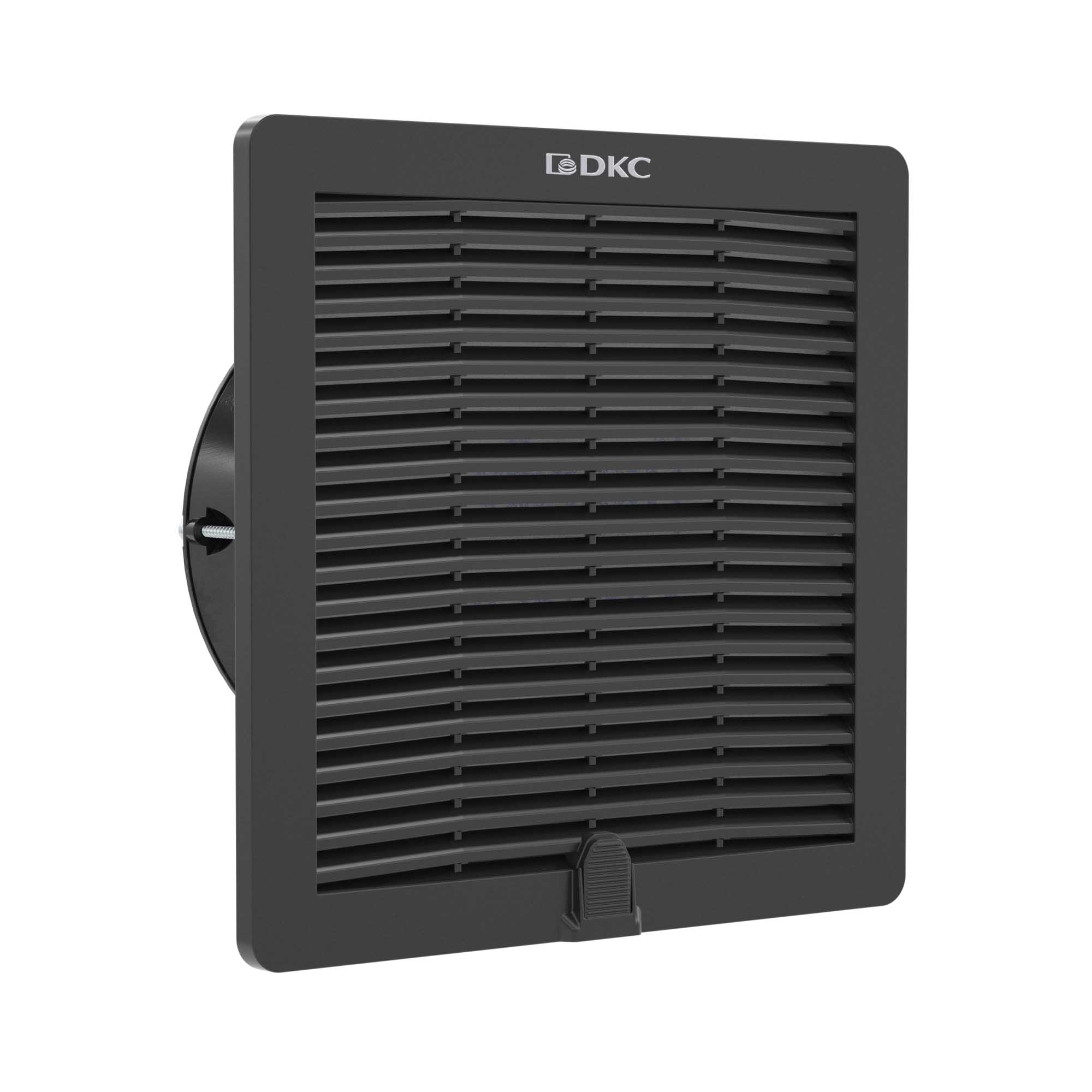 Изображение товара DKC Вентилятор с фильтром RV 100/105 м3/ч, 230 В, 205x205 мм, IP54, RAL9005