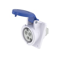 Изображение товара DKC Розетка панельная с наклоном PAS IP44 16А 2P+E 230В Изображение товара DKC Розетка панельная с наклоном PAS IP44 16А 2P+E 230В