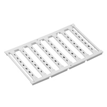 Изображение товара DKC Nuputuk Маркировка для клемм, ширина 5 мм, узкая, для клемм Push-in, белая, от 1 до 12, горизонтальная ориентация, 1 шт. = карта из 96 маркеров