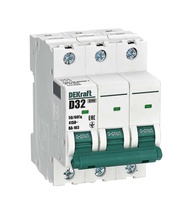 Изображение товара Dekraft Автоматический выключатель 3Р 32А х-ка D ВА-103 6кА