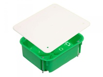 Изображение товара Hegel Коробка разветвительная д/полых стен с крышкой, внутр разм 126x106x50 мм, ниша:120x100x50 мм, прямоуг, мет. лапки, IP30