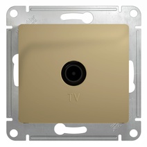 Изображение товара Systeme Electric Glossa Титан Розетка TV оконечная 1DB