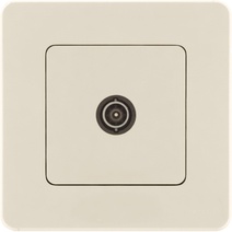 Изображение товара Legrand/Daccord INSPIRIA Слоновая кость Розетка TV - оконечная - 10 дБ - 5-862 мГц.
