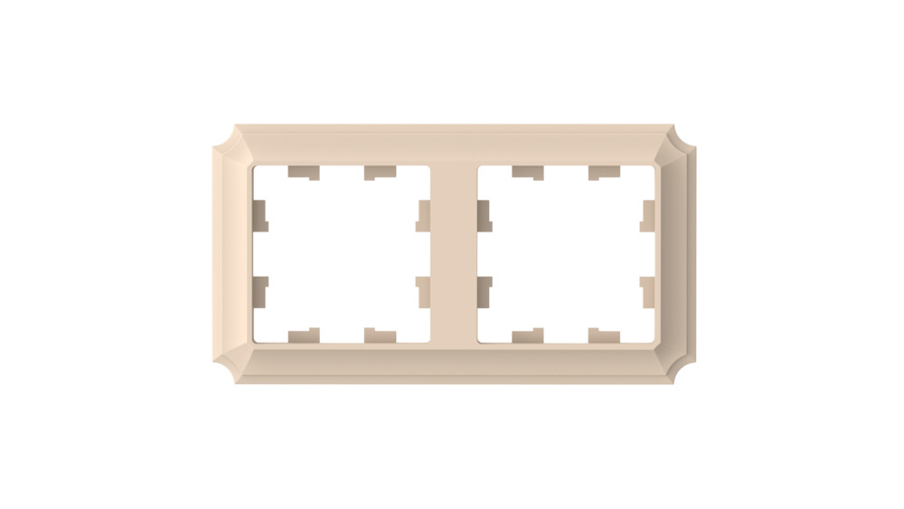 Изображение товара Systeme Electric AtlasDesign Antique Песочный Рамка 2-ая, универсальная