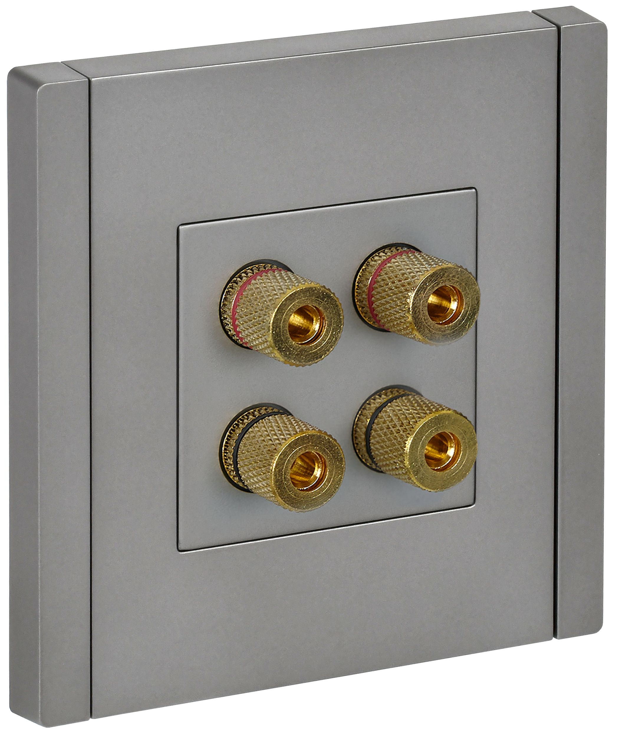 Изображение товара IEK FORTE&PIANO Сталь Аудиорозетка 4-мест. FP539