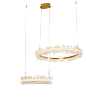 Изображение товара Kink Light 08245,36PA(4000K) Подвес Лаура латунь d40+60 h150 Led 60W (4000K) с пультом ДУ