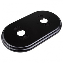 Изображение товара БИРОНИ Ришелье Пластик Черный Рамка 2-ая — прочная рамка с фланцем