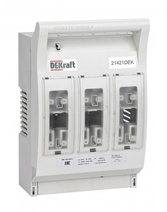 Изображение товара Dekraft Предохранитель-выключатель-разъединитель горизонтальный 250А 3ф отключение_1НО+1НЗ_ПВР-102