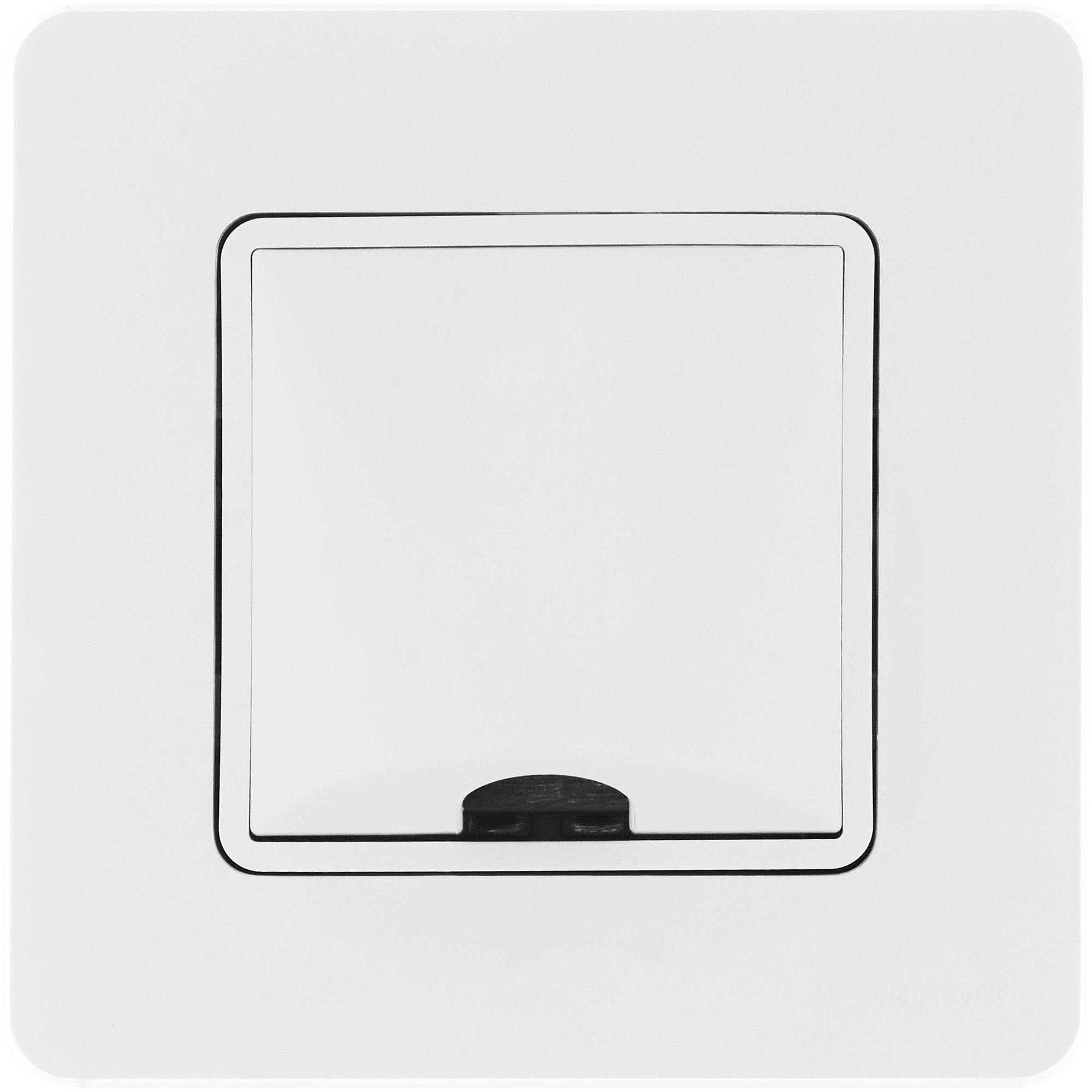 Изображение товара Legrand/Daccord INSPIRIA Белый Вывод кабеля с зажимом для крепления.