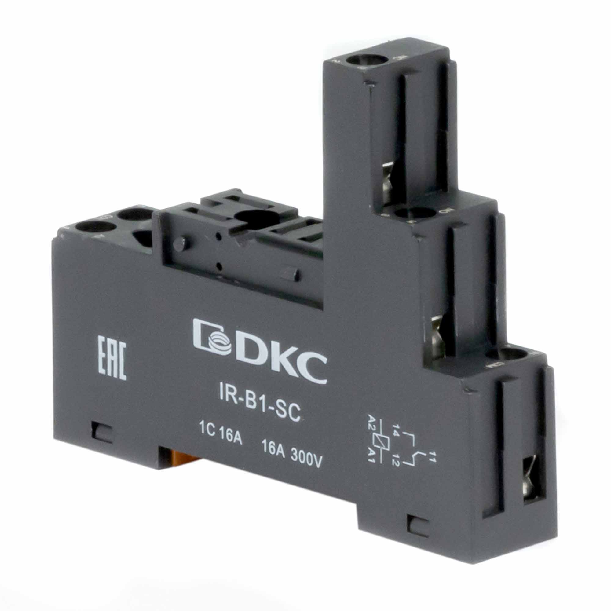 Изображение товара DKC Колодка с винтовыми клеммами для реле на 1 группу контактов