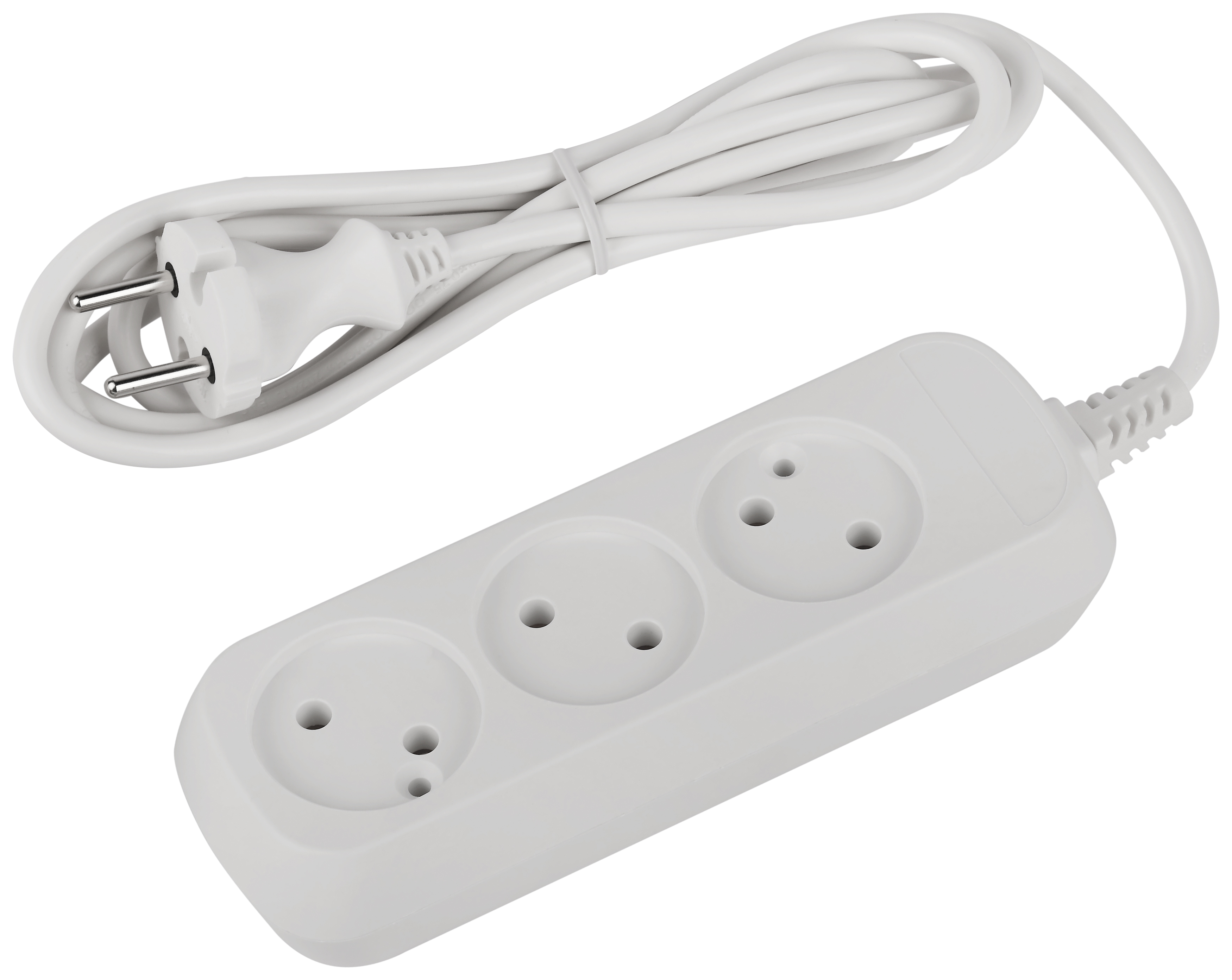 Изображение товара ЭРА Удлинитель электрический UDL-10-315 Greenline 3 розетки без заземления 1,5м ПВС 2x0.75мм2