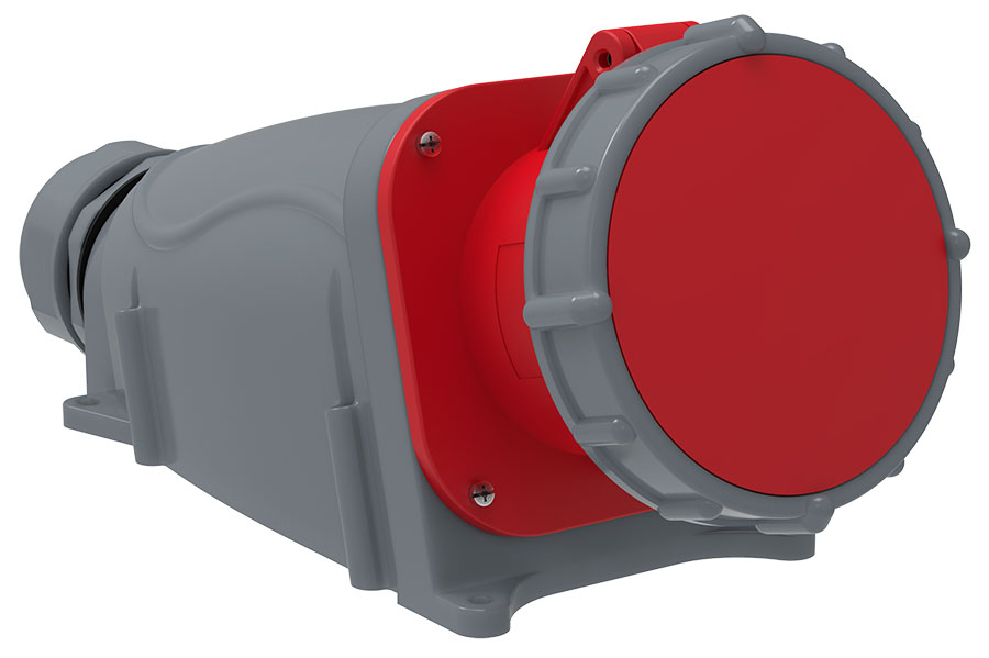 Изображение товара IEK Розетка стационарная ССИ-135 63А-6ч/200/346-240/415В 3Р+РЕ+N IP67 MAGNUM